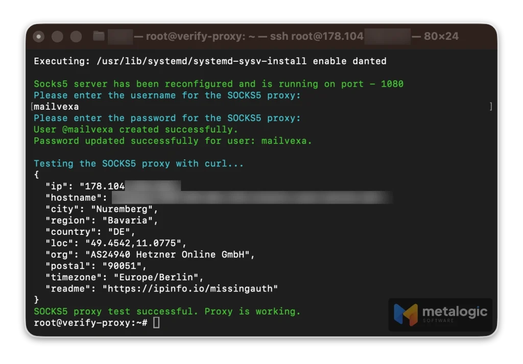 How to build your own SOCKS5 proxy and verify email lists through it
