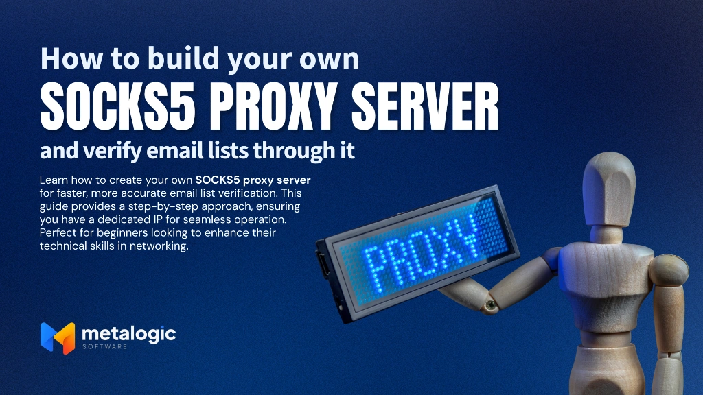 How to build your own SOCKS5 proxy and verify email lists through it