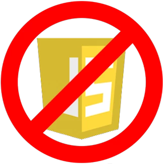 No Javascript