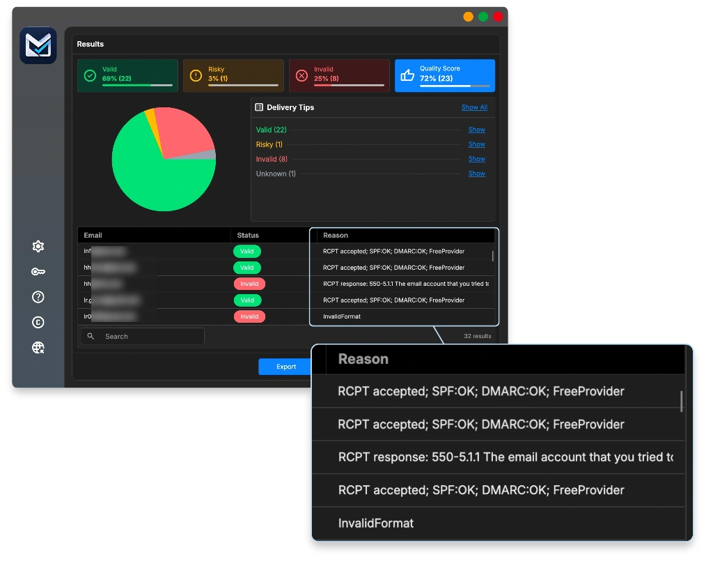 MetaLogic MailVexa - Inspect the details before you decide
